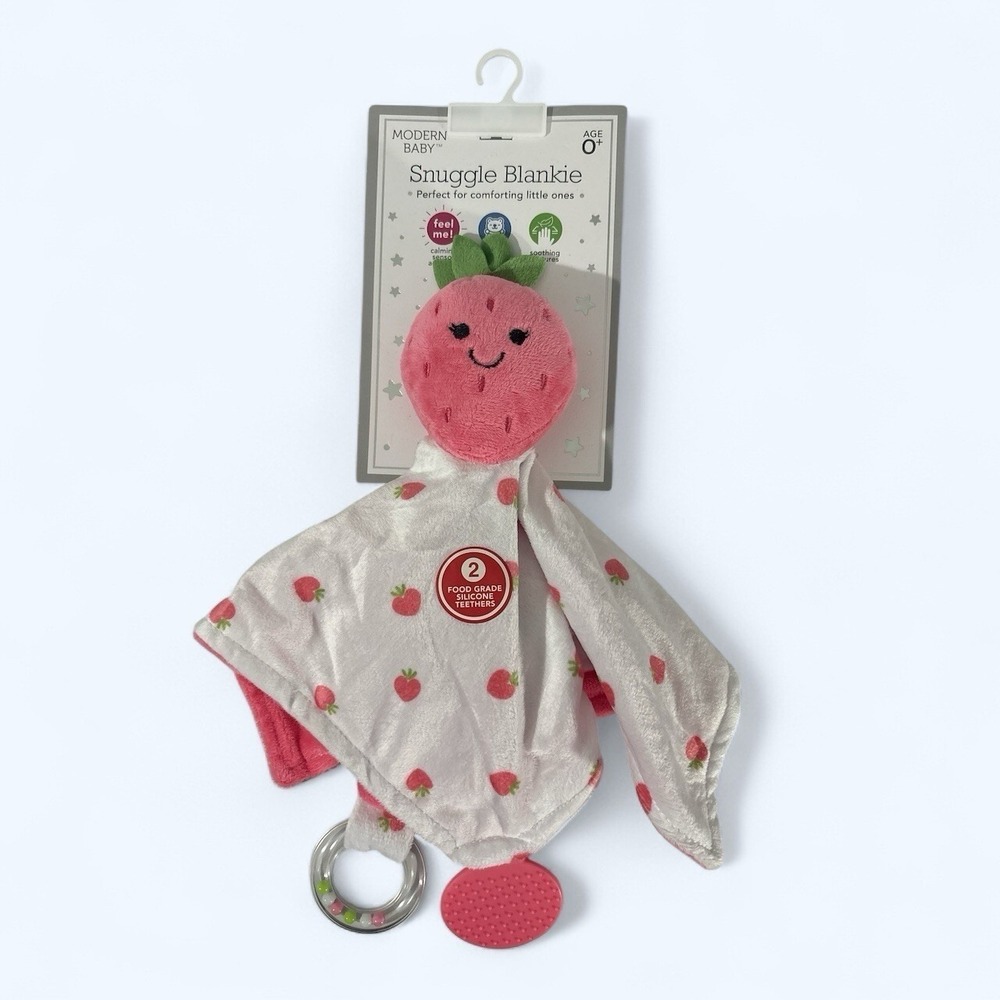 Modern‎ Baby Snuggle Blankie Food Grade Silicon Teether Flower